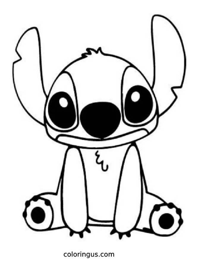 Stitch Coloring Pages