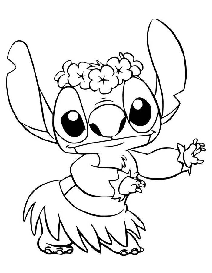Stitch Coloring Page