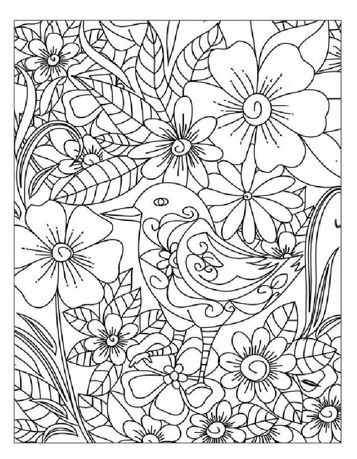 Stress Relief Disney For Adults Coloring Page