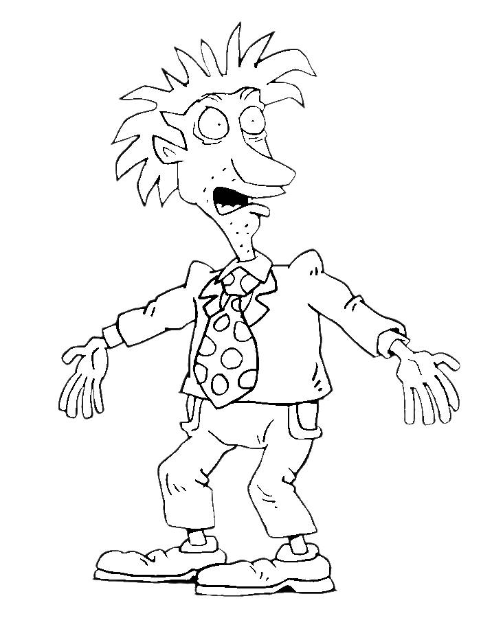 Stu Pickles Coloring Page