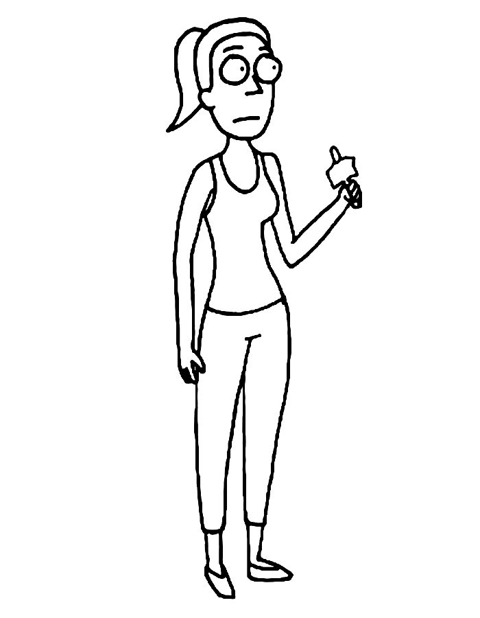 Summer Smith Coloring Page