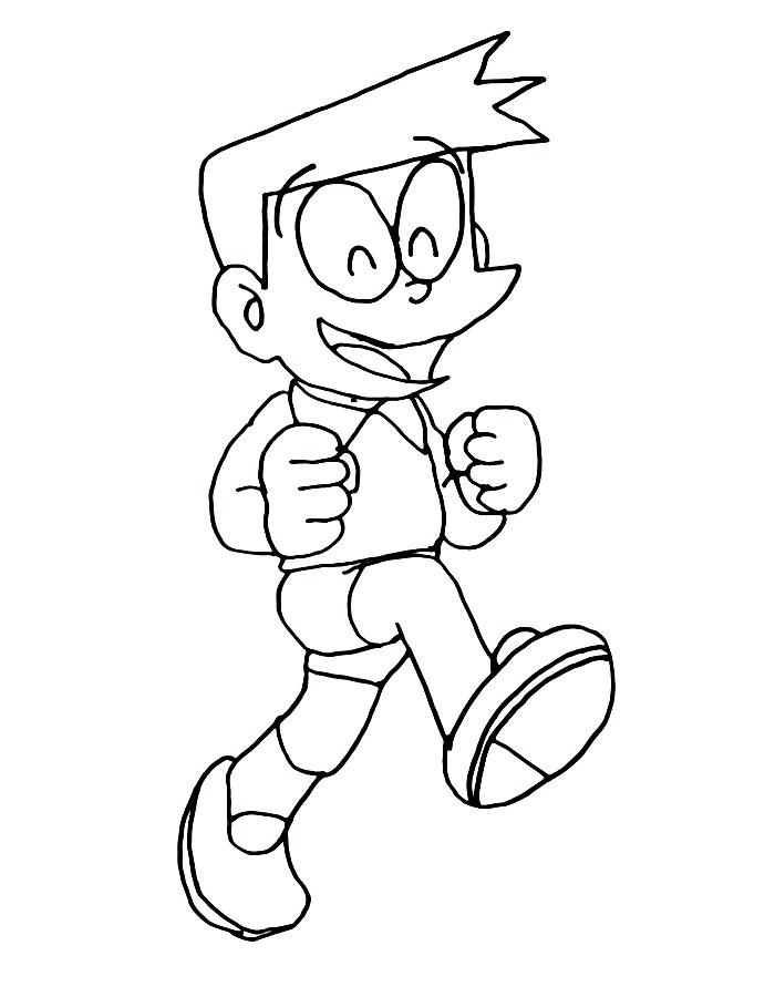 Suneo Honekawa Coloring Page