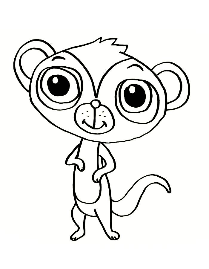 Sunil Nevla From The Littlest Pet Shop Coloring Page