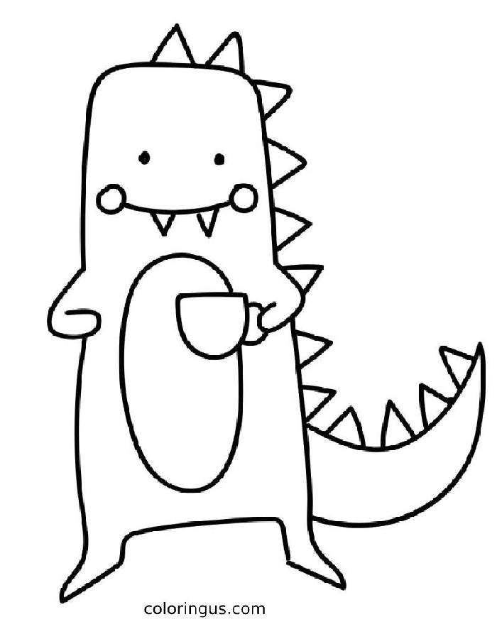 T Rex Coloring Pages