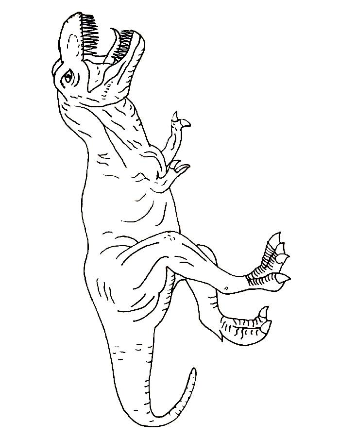 T-REX ROARING - Jurassic World Dominion Coloring Page