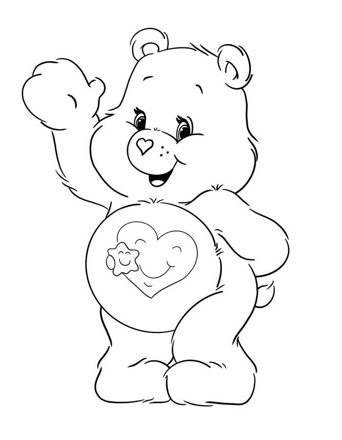 Take Care Bear Coloring Page