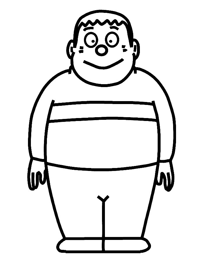 Takeshi Goda Coloring Page