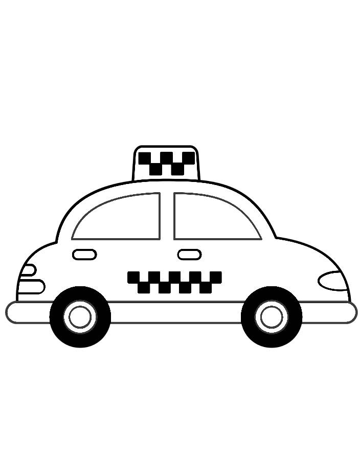 taxi cartoon