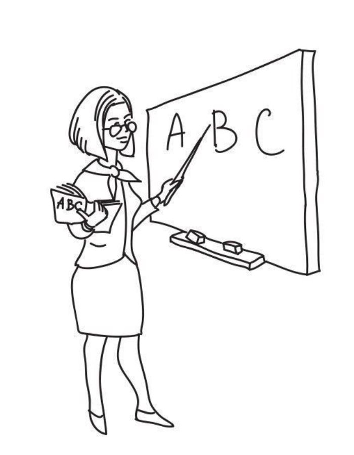 Teacher Pdf Coloring Page