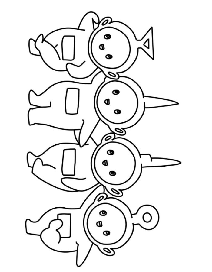 Teletubbies  coloring page