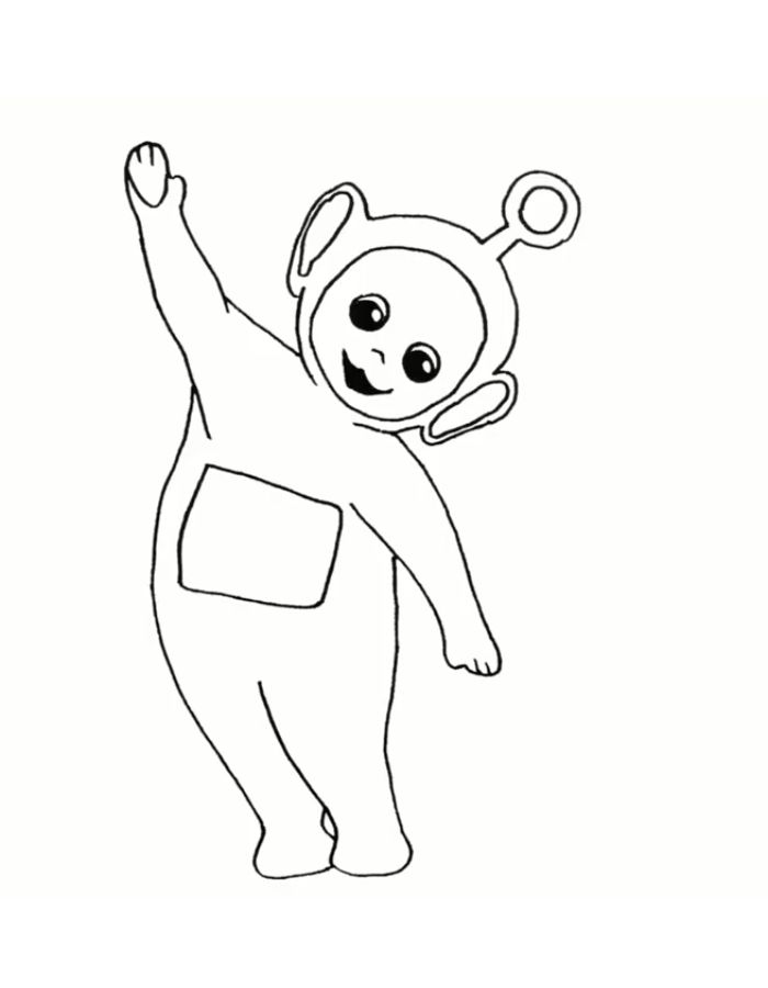 Teletubbies Po Coloring Page