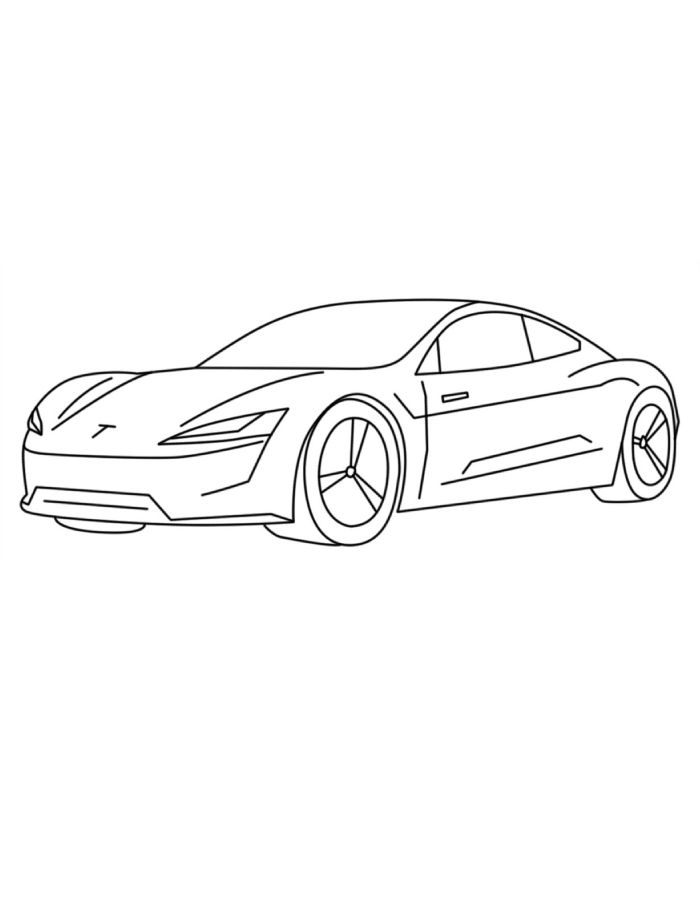 Tesla Coloring Pages coloring page