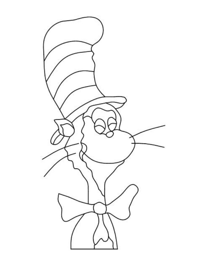 The Cat in the Hat  coloring page