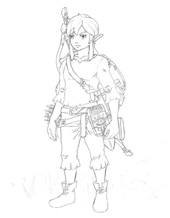The Legend Of Zelda Simple Art