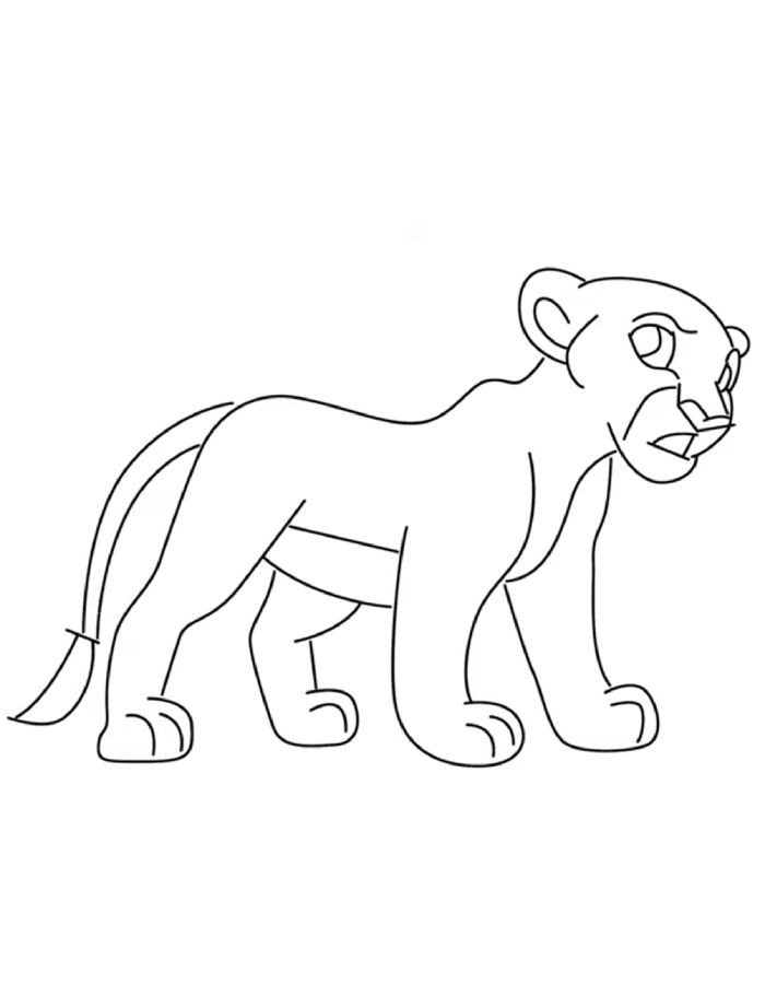 The Lion Guard Kiara Coloring Page