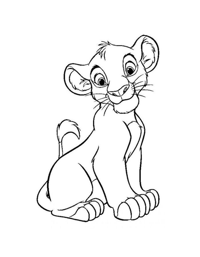 The Lion Guard Simba Coloring Page