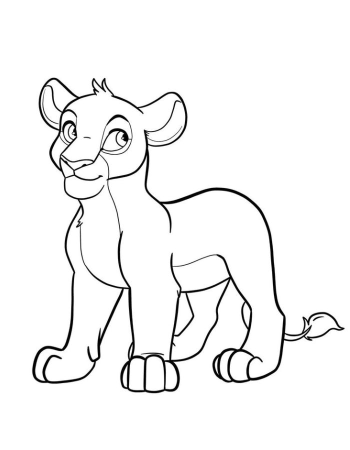 The Lion Guard Tiifu Coloring Page