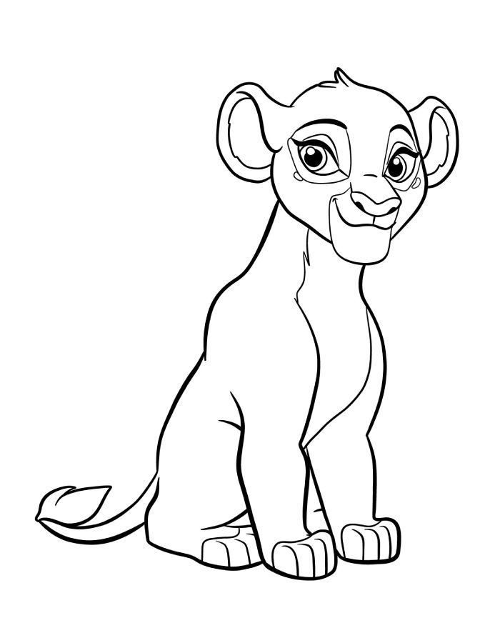 The Lion Guard Zuri Coloring Page