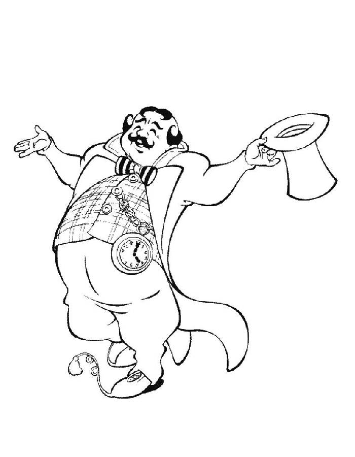 The Merry Old Mayor Coloring Page