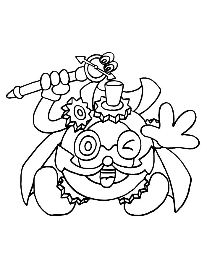 Time Wizard From Yu-gi-oh Coloring Page