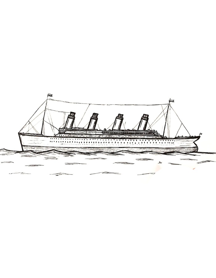 Titanic Ship Picture For Kids