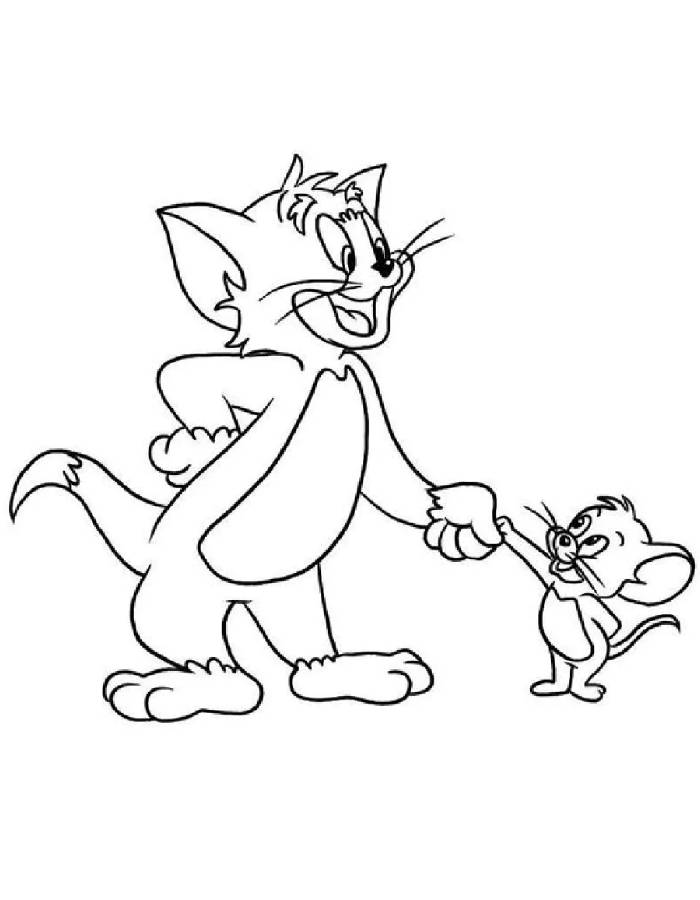 Tom & Jerry Pictures Coloring Page