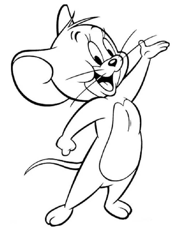 STICKERS Tom And Jerry Book Coloring Page