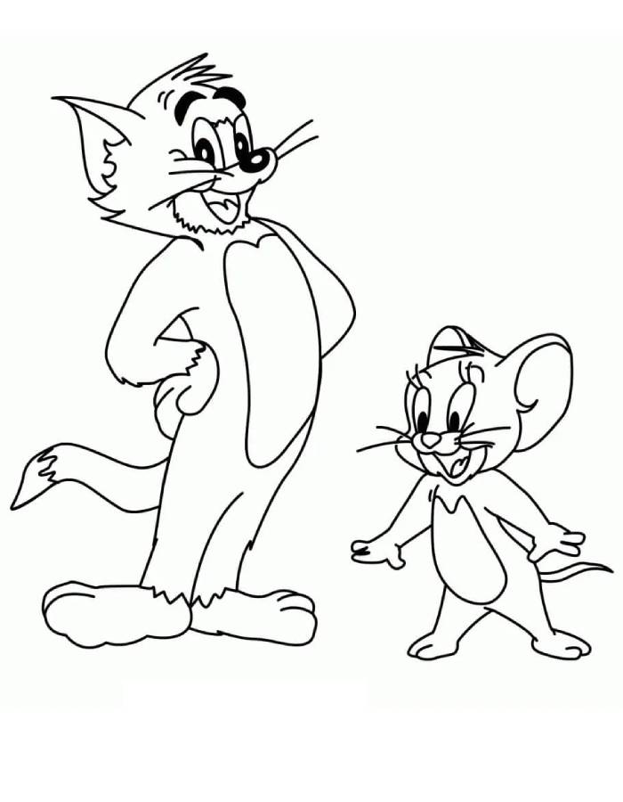 Tom and Jerry  coloring page