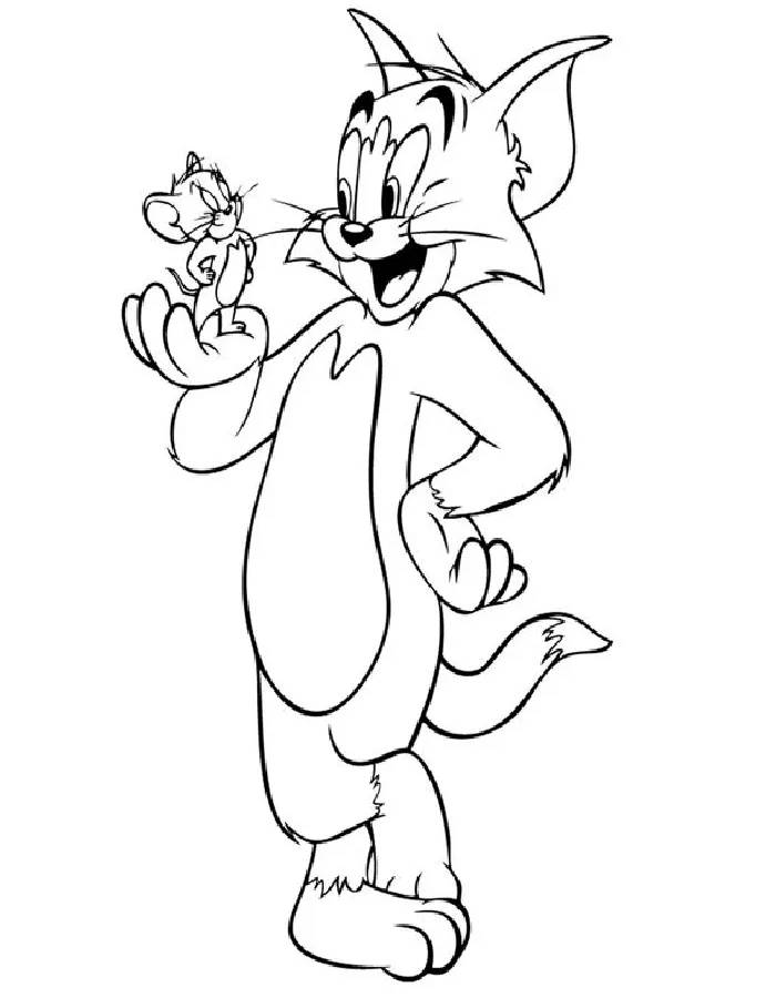 New Post Tom And Jerry Coloring Page