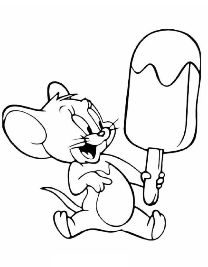 Tom And Jerry Pictures To Color Coloring Page