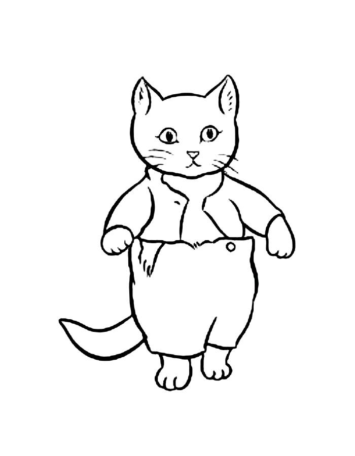 Tom Kitten Tom Kitten Coloring Page