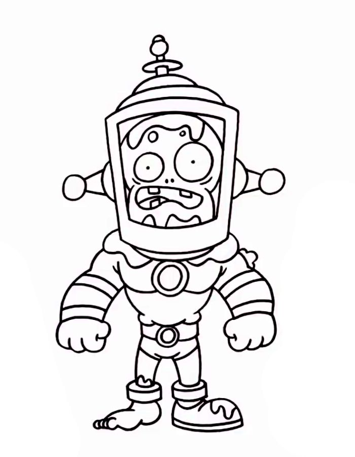 Toxic Brainz Coloring Page