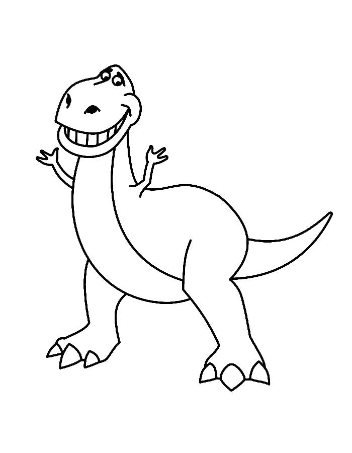 Toy Story Rex Coloring Page