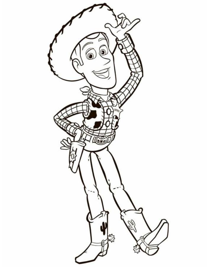 Toy Story Woody  coloring page