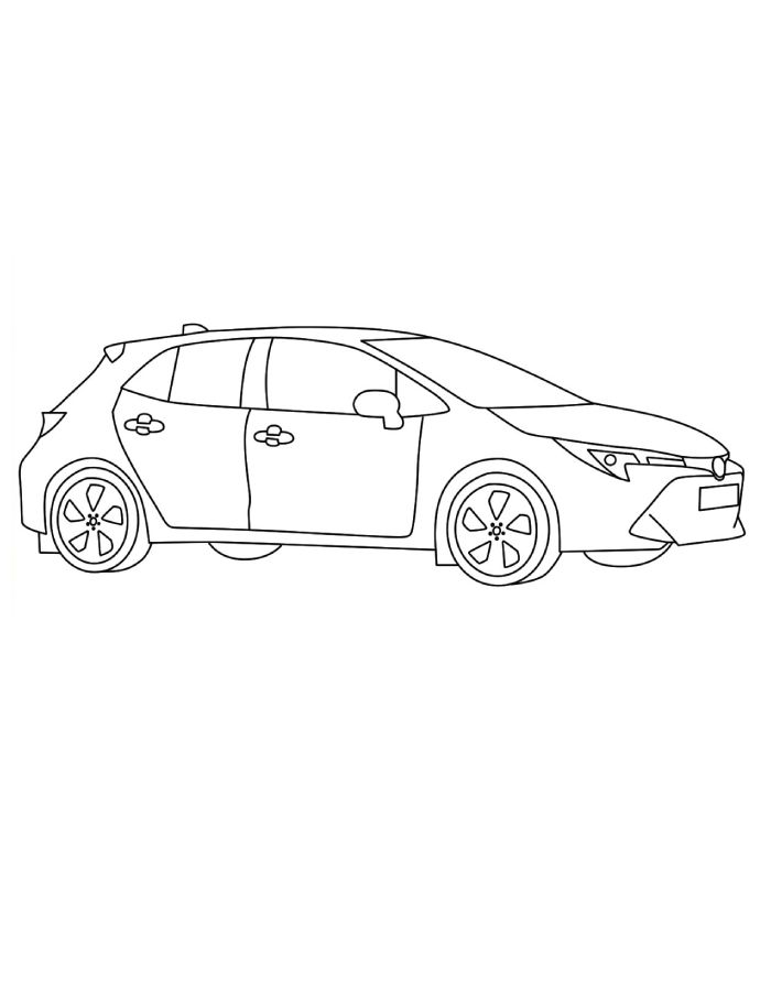 Toyota Drawing