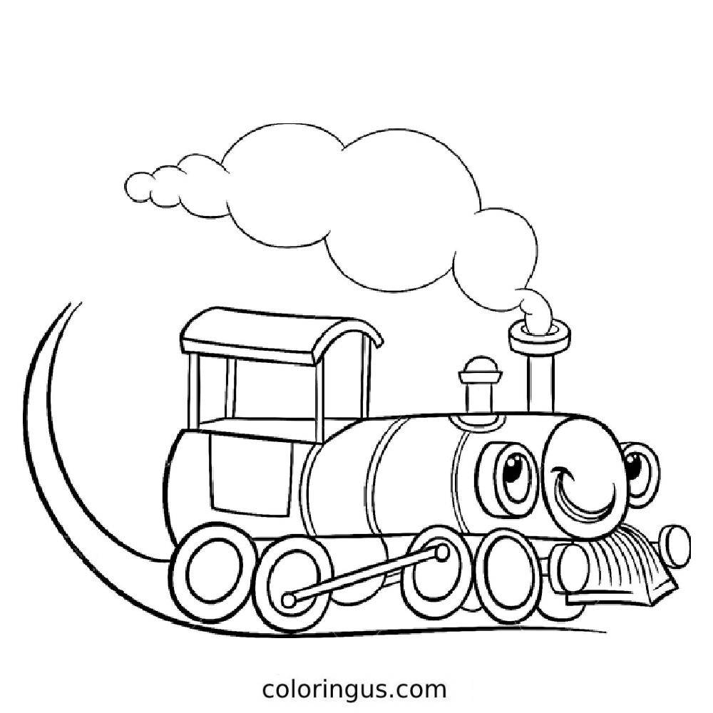 Train Coloring Pages (Free Printable PDF)