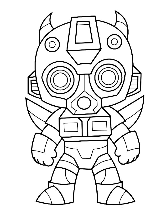 Bumblebee Transformers Paper Coloring Page