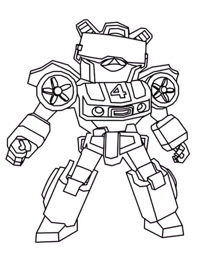 Transformers Jazz Coloring Page