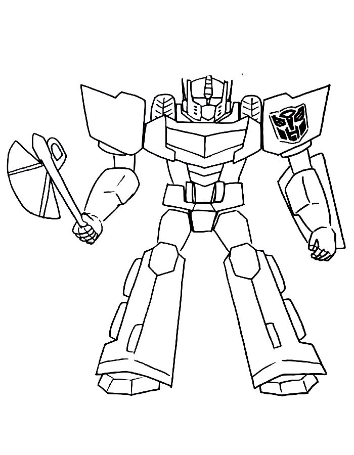 Transformers Pdf Coloring Page