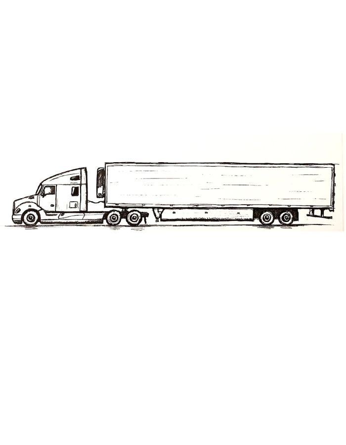 Truck And Trailer Picture For Kids