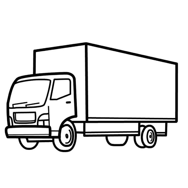 Truck Ar By Pencil Coloring Page