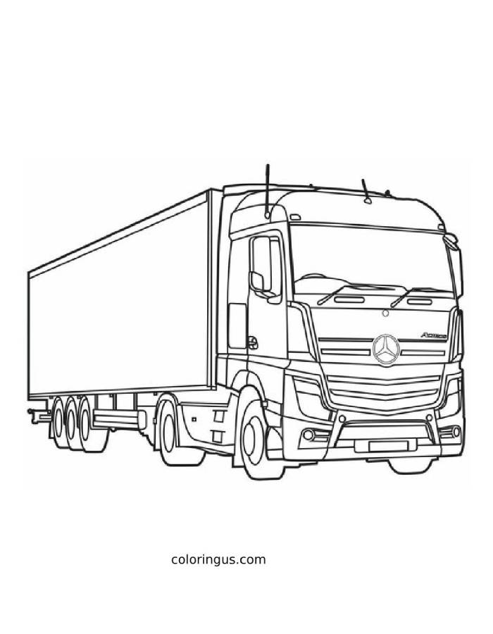 Truck Coloring Pages