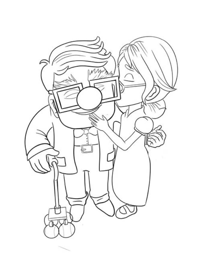 Up Movie  coloring page