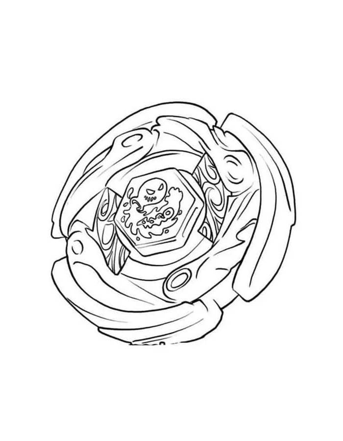 Valkyrie Beyblade Coloring Page