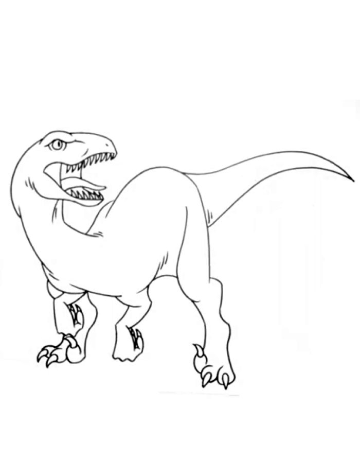 Velociraptor Jurassic World Coloring Page