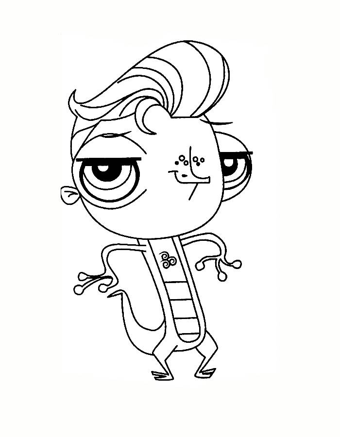 Vinnie Terrio Littlest Pet Shop Coloring Page