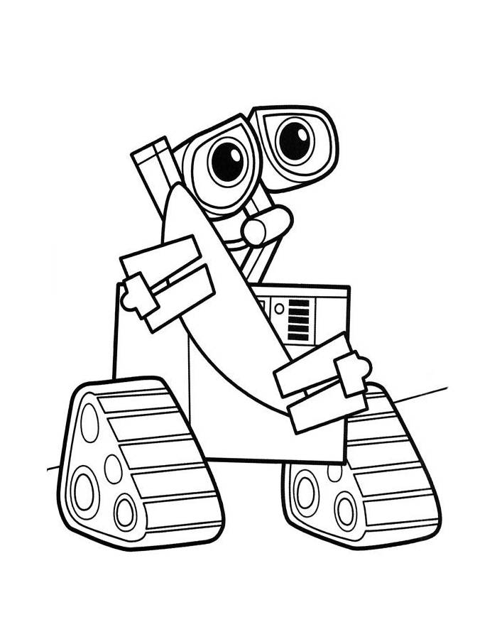 Wall-E Coloring Pages