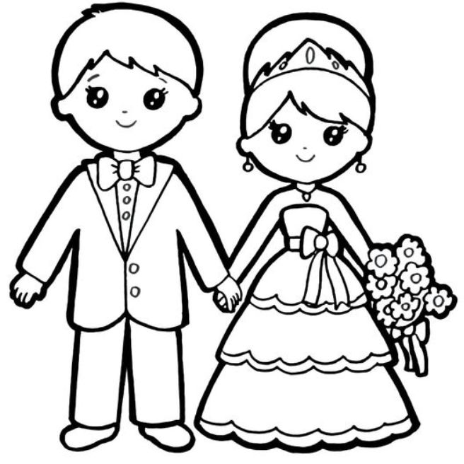 Wedding  coloring page