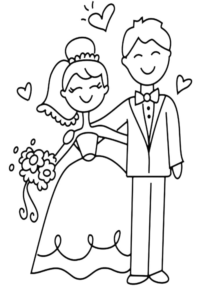 Wedding Coloring Pages Free Printable PDF Wedding Coloring Pages Free Printable PDF
