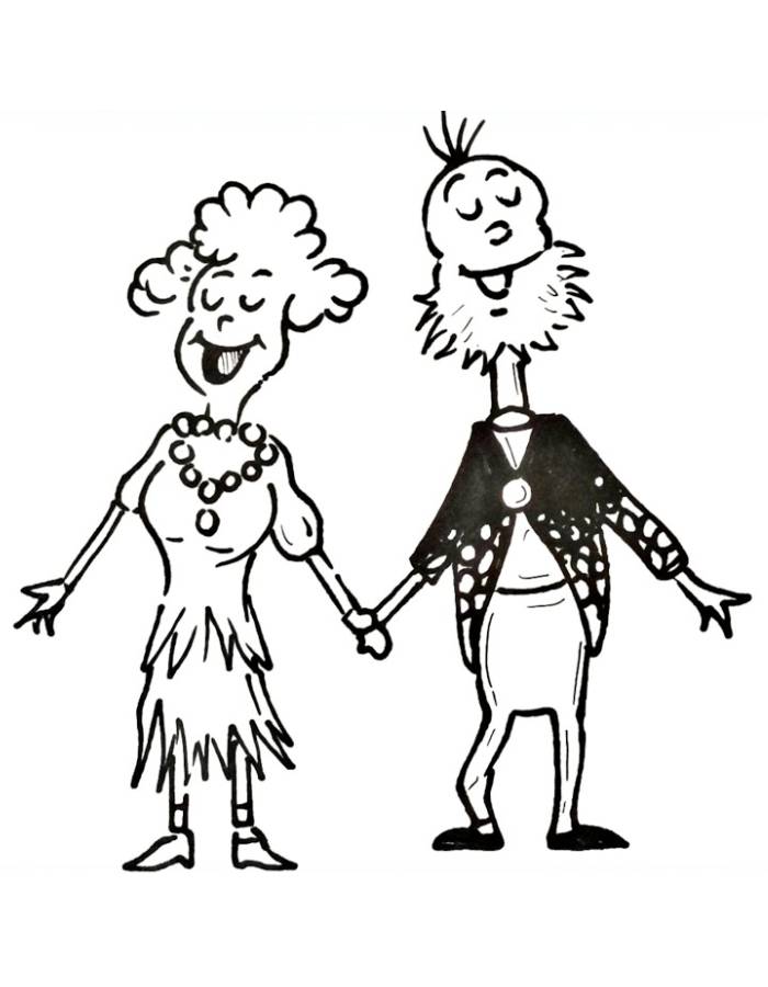 Whoville Characters Coloring Page